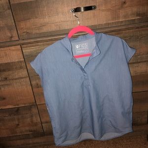 Figs scrubs set includes top and bottom